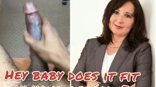 BBC jerking off to white mature stepmom