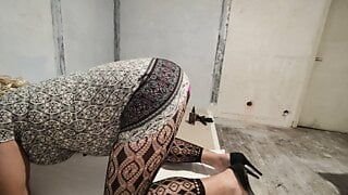 Mistress with big round forms has some her dirty tricks
